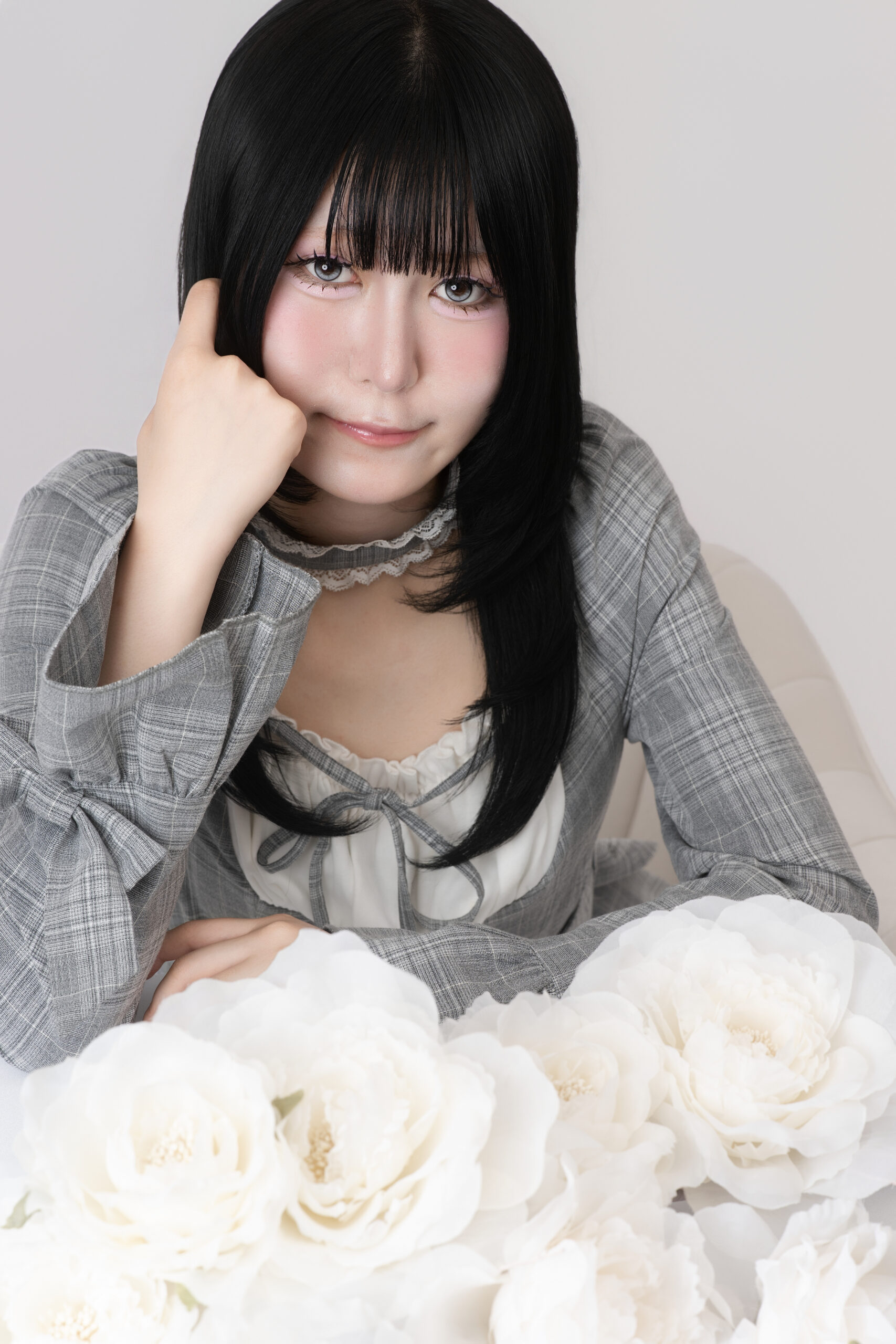 近い距離で親しみやすく見せたプロフィール写真